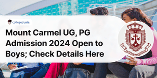 Mount Carmel UG, PG Admission 2024 Open to Boys; Check Details Here